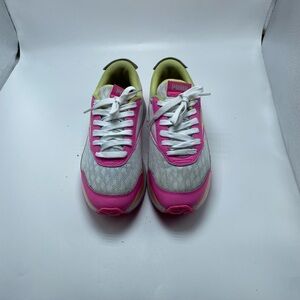 Puma Vibrant Pink and White Athletic Shoes